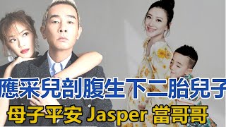 應采兒剖腹生下二胎兒子，母子平安，6歲Jasper當哥哥│全明星娱乐│