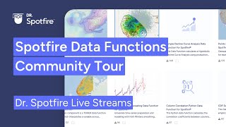 Spotfire Data Functions Community Tour
