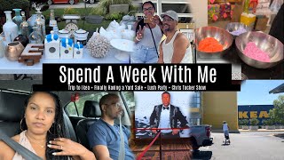 RWM Vlog #124 | Trip to Ikea |  Having A Yard Sale | Lush Party | We Went to See Chris Tucker