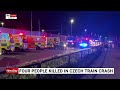 at least four people killed after trains collide in czech republic