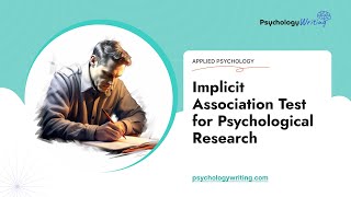 Implicit Association Test for Psychological Research - Essay Example