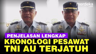 [FULL] Kronologi Pesawat Latih TNI AU Jatuh di Pasuruan Ditumpangi 4 Perwira