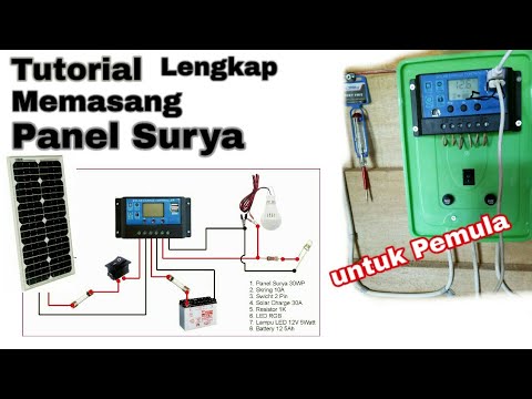 Cara Memasang Solar Panel [] Panel Surya - YouTube