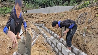 orphan boy: create a drain for his fish tank