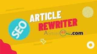 Article Rewriter - Article Spinner or Paraphrase tool - SmallSEOTools
