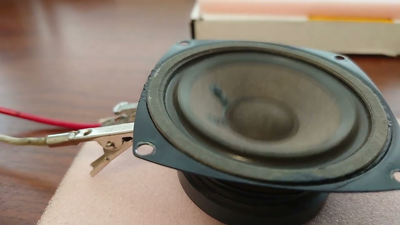 1992 M I Full Range Speaker Excursion Youtube