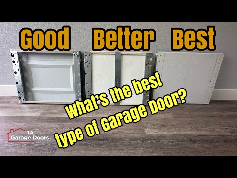 What is the most popular type of garage door?