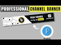 Pixellab se Professional YouTube channel banner banane ka आसान तरीका | How to make a YouTube banner