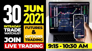 #685 Intraday Stocks For Tomorrow I NIFTY & BANKNIFTY Futures & Options I 30 JUN 2021