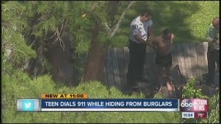 Victim calls 9-1-1 during live burglary