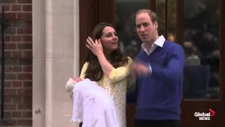 William and Kate, the first look at the new princess