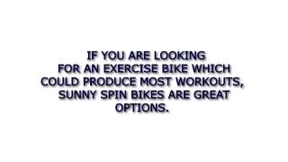 Sunny Health and Fitness Spin Exercise Bike Reviews