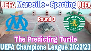 UEFA Champions League 2022/23 | Sporting vs Marseille | The Predicting Turtle