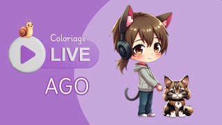 💜 Live #172  -  Coloriage :  Disney Manga