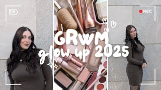 GRWM: Get ready with me for Christmas 💗🎀🎄GLOW UP 2025 (makeup, hair, outfit....) 🛁🦢