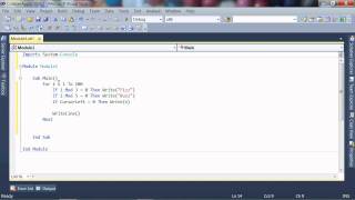 Code Kata FizzBuzz vb.net