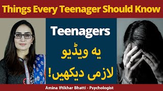 Things Every Teenagers Should Know | Common Problems In Teenage