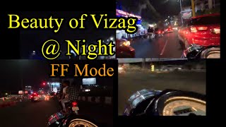 Beauty of Vizag roads at Night #vizagwaves @vizagwaves1979 రాత్రి వేళలో విశాఖ రోడ్ల అందం