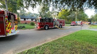 Huntsville Fire and Rescue respond to house fire, one person transported to hospital