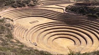 The Massive Inca Complexes Of Pisaq And Moray In The Highlands Of Peru