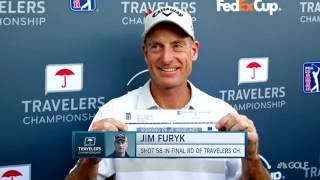 Jim Furyk fires record breaking 58 at the Travelers Championship | Golf Channel