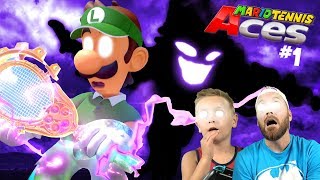 Scary Luigi! Mario Tennis Aces Adventure Gameplay for Nintendo Switch Part 1!
