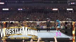 WWE2K22 WRESTLEMANIA 39 | Sasha Banks vs Shayna Baszler - Raw Women’s Championsh