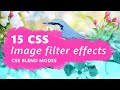 15 Image Color Filter Effects (with CSS Background Blend Modes)