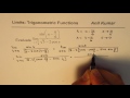 limit trigonometric function sin x pi 6 sqrt 3 2cosx