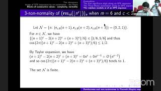 Prof. Jean-Marc Deshouillers - Randomness and non-randomness in Piatetski-Shapiro sequences