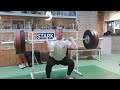 hans jørgensen frontsquat 145 kg x3