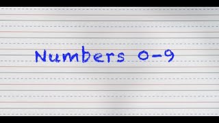 Song for writing numbers 0-9 for your Tools of the Mind Graphic Practice sing along
