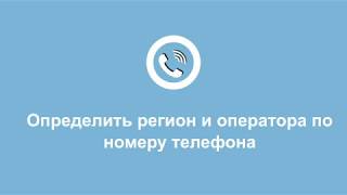 Определить какой оператор и регион по номеру телефона | phoneregion.ru