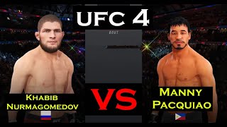 Khabib Nurmagomedov vs. Manny Pacquiao - EA SPORTS UFC 4 - CPU vs CPU