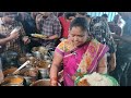 Famous Hardworking women Roadside Meals in Hyderabad | Unlimited veg and Nonveg | Madhapur | Food |