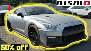 Cheapest Wrecked Nismo Nissan GTR at Copart. Copart Walkaround.