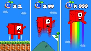 Finish The Pattern? Every Seed Makes Number 1 JUMP HIGHER in Super Mario Maze Mix Level Up | MrPink
