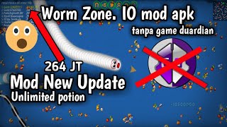 Worm zone. io mod apk tanpa game guardian new update.....