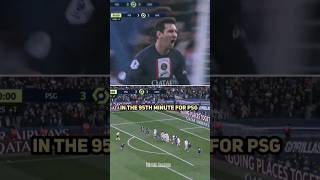Messi winning free-kick in 95th minute 🔥 | PSG vs Lille