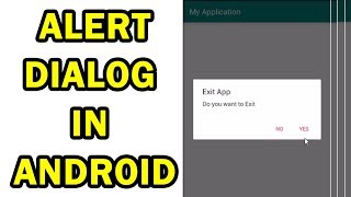 Alert Dialog Using Android