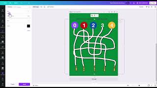 Canva Make Maze Lines