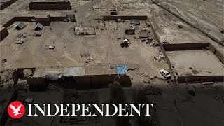 Drone footage shows scale of flood devastation in Pakistan province