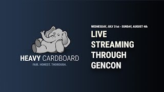 Live-Streaming Through Gen Con 2019!