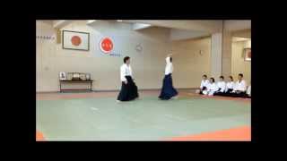 きょうの合気道道場の演武会2014-10-26/Today's Our Aikido Dojo Demo