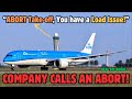 KLM 282: Rejected takeoff on dispatch instruction! #atc #aviation