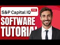 S&P Capital IQ Pro Tutorial for Newbies | Financial Analytics Software Demo