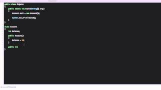 03 - Java Basics - Create an Object