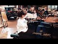 tsubasa wo kudasai japanese song street piano 9 years old