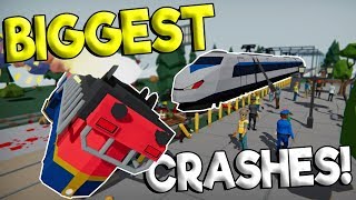 CREATING THE BIGGEST TRAIN CRASH! - Beware of Trains Gameplay - Train Crash Simulator