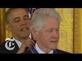 Obama Awards Presidential Medal of Freedom to Bill Clinton, 15 Others | The New York Times